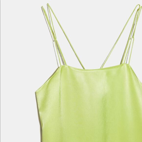 ZARA BLOGGER FAVORITE SATIN MIDI FLOWY DRESS - Picture 14 of 14